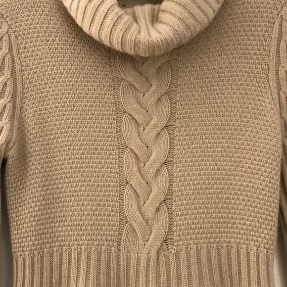 Tan Turtleneck Sweater Dress! - Picture 5 of 6